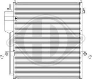 Diederichs DCC1715 - Конденсатор, кондиціонер autocars.com.ua