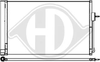 Diederichs DCC1740 - Конденсатор, кондиціонер autocars.com.ua