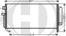 Diederichs DCC1776 - Конденсатор, кондиціонер autocars.com.ua