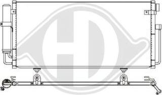 Diederichs DCC1780 - Конденсатор, кондиціонер autocars.com.ua
