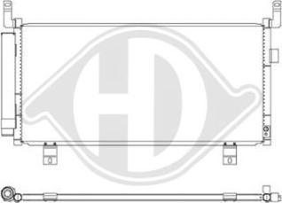 Diederichs DCC1783 - Конденсатор, кондиціонер autocars.com.ua