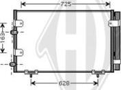 Diederichs DCC1802 - Конденсатор, кондиціонер autocars.com.ua