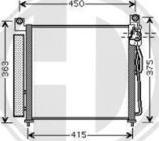 Diederichs DCC1927 - Конденсатор, кондиціонер autocars.com.ua