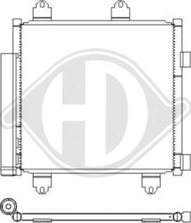 Diederichs DCC2020 - Конденсатор, кондиціонер autocars.com.ua