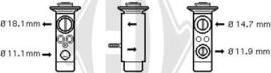Diederichs DCE1056 - Розширювальний клапан, кондиціонер autocars.com.ua