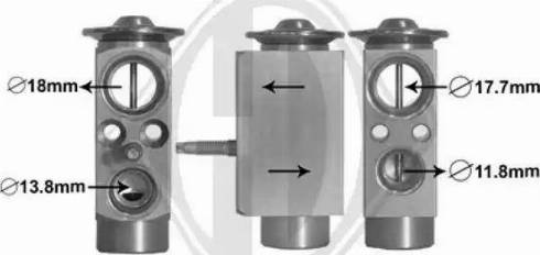 Diederichs DCE1101 - Расширительный клапан, кондиционер autodnr.net