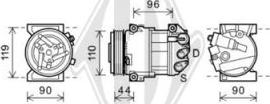 Diederichs DCK1012 - Компресор, кондиціонер autocars.com.ua