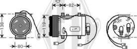 Diederichs DCK1035 - Компрессор кондиционера autodnr.net