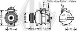 Diederichs DCK1075 - Компресор, кондиціонер autocars.com.ua