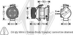 Diederichs DCK1099 - Компрессор кондиционера autodnr.net