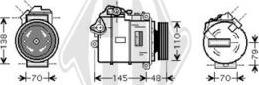 Diederichs DCK1100 - Компресор, кондиціонер autocars.com.ua