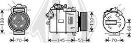 Diederichs DCK1103 - Компресор, кондиціонер autocars.com.ua