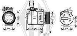 Diederichs DCK1106 - Компресор, кондиціонер autocars.com.ua