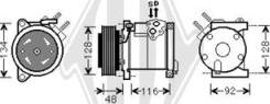 Diederichs DCK1145 - Компресор, кондиціонер autocars.com.ua