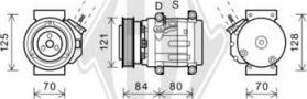 Diederichs DCK1155 - Компресор, кондиціонер autocars.com.ua