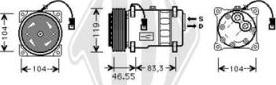 Diederichs DCK1159 - Компрессор кондиционера autodnr.net