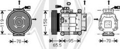 Diederichs DCK1200 - Компресор, кондиціонер autocars.com.ua