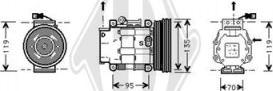 Diederichs DCK1205 - Компрессор кондиционера autodnr.net