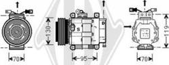 Diederichs DCK1208 - Компресор, кондиціонер autocars.com.ua