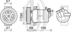 Diederichs DCK1232 - Компрессор кондиционера autodnr.net