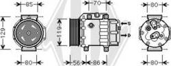 Diederichs DCK1259 - Компресор, кондиціонер autocars.com.ua