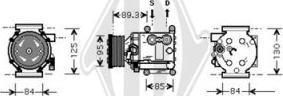 Diederichs DCK1264 - Компресор, кондиціонер autocars.com.ua