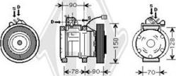 Diederichs DCK1297 - Компресор, кондиціонер autocars.com.ua