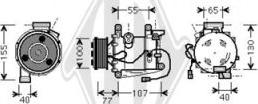 Diederichs DCK1300 - Компресор, кондиціонер autocars.com.ua