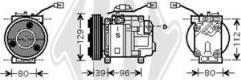 Diederichs DCK1315 - Компресор, кондиціонер autocars.com.ua