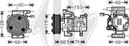 Diederichs DCK1320 - Компрессор кондиционера autodnr.net