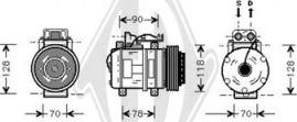 Diederichs DCK1339 - Компресор, кондиціонер autocars.com.ua