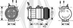 Diederichs DCK1340 - Компрессор кондиционера autodnr.net