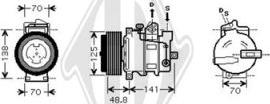 Diederichs DCK1350 - Компресор, кондиціонер autocars.com.ua