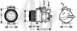 Diederichs DCK1353 - Компрессор кондиционера autodnr.net