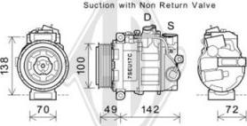 Diederichs DCK1369 - Компресор, кондиціонер autocars.com.ua