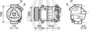 Diederichs DCK1430 - Компресор, кондиціонер autocars.com.ua