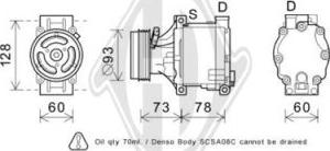 Diederichs DCK1520 - Компресор, кондиціонер autocars.com.ua