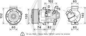 Diederichs DCK1556 - Компресор, кондиціонер autocars.com.ua