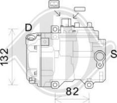 Diederichs DCK1559 - Компресор, кондиціонер autocars.com.ua