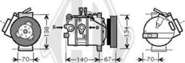 Diederichs DCK1594 - Компрессор кондиционера autodnr.net