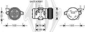 Diederichs DCK1600 - Компрессор кондиционера autodnr.net