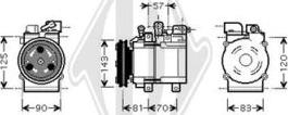 Diederichs DCK1625 - Компресор, кондиціонер autocars.com.ua