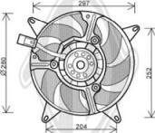 Diederichs DCL1095 - Вентилятор, охолодження двигуна autocars.com.ua