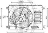 Diederichs DCL1125 - Вентилятор, охолодження двигуна autocars.com.ua