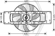 Diederichs DCL1181 - Вентилятор, охолодження двигуна autocars.com.ua