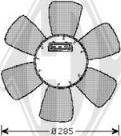 Diederichs DCL1207 - Fan, radiator car-mod.com