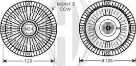 Diederichs DCL1246 - Сцепление, вентилятор радиатора autodnr.net