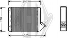Diederichs DCM1046 - Теплообмінник, опалення салону autocars.com.ua