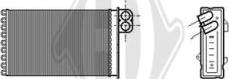 Diederichs DCM1054 - Теплообмінник, опалення салону autocars.com.ua