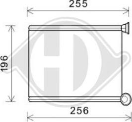 Diederichs DCM1060 - Теплообмінник, опалення салону autocars.com.ua